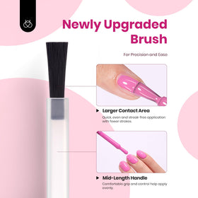 Beetles Romantic Blush LED lamp closeup supports quick curing for smooth finishes