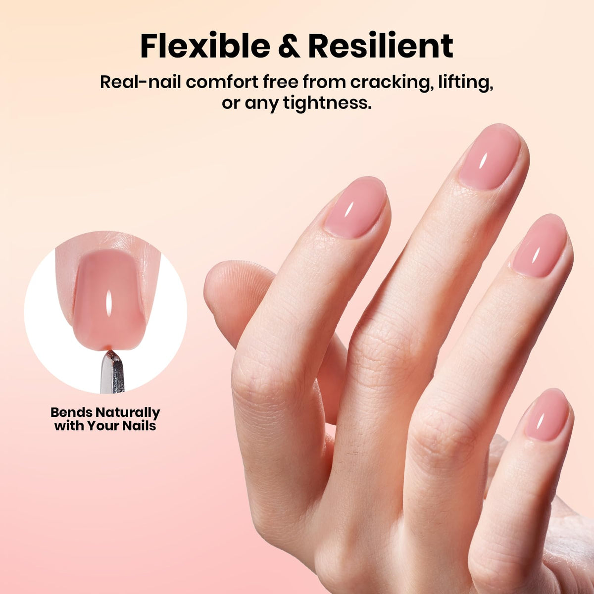 Beetles Rubber Base Gel Set enriched with nutrients for healthier nails