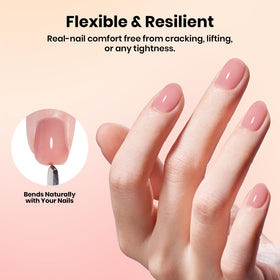Beetles Rubber Base Gel Set enriched with nutrients for healthier nails