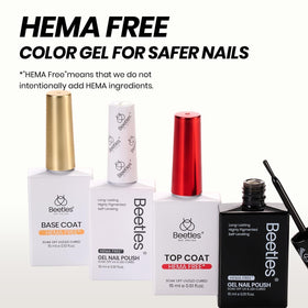 Beetles beginner friendly French tip kit design for easy home nail art