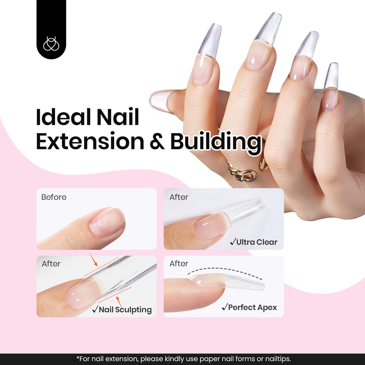 Beetles sculpted gel texture close-up features clear finish and self-leveling.