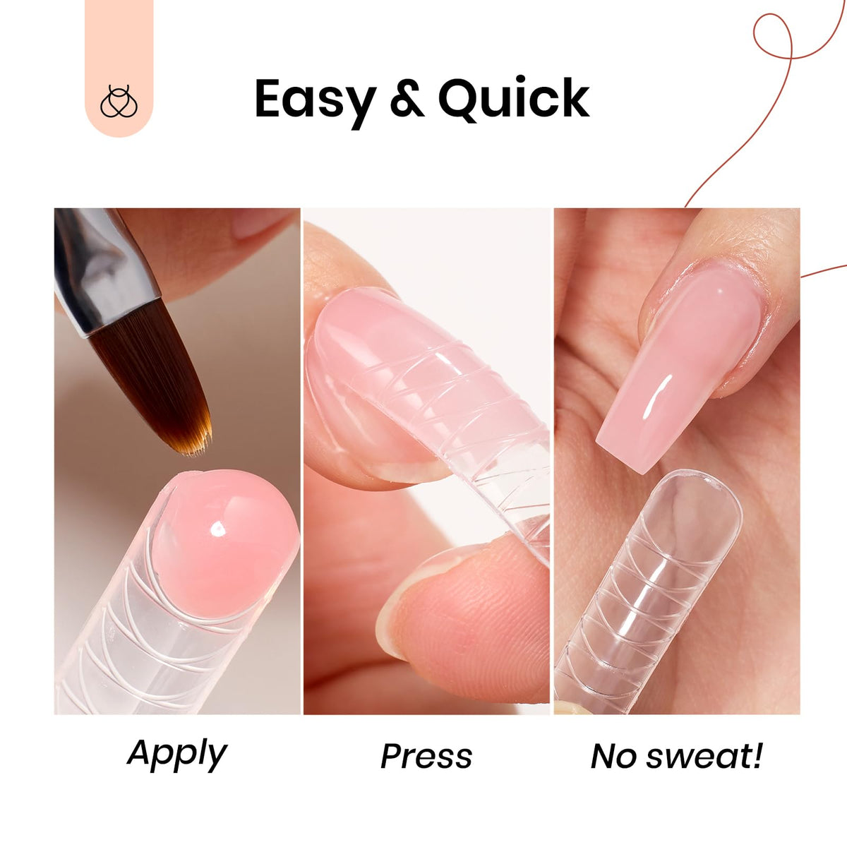 Beetles Slip Solution 30ml aids smooth gel application