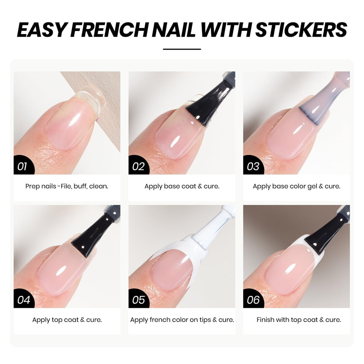 Beetles soak-off gel polish kit for easy removal