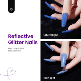Beetles soak-off gel polish kit with six bottles of 0.25oz each for versatile nail art