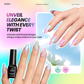 Beetles cat-eye gel polish with magnetic effect for dynamic shimmer