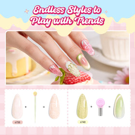Beetles spring nail stickers add seasonal decorative accents