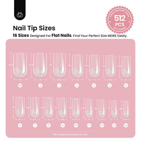 Beetles square medium pre-built tips for smooth sculpting