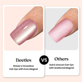 Beetles strong acrylic press-on nails for durable at-home wear.