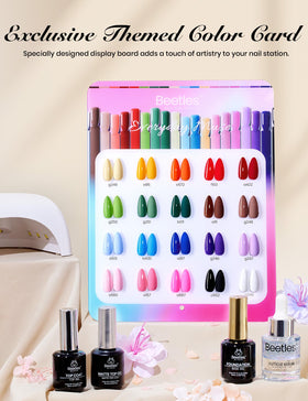 Beetles Gel Polish close-up of smooth finish and long-wearing color.