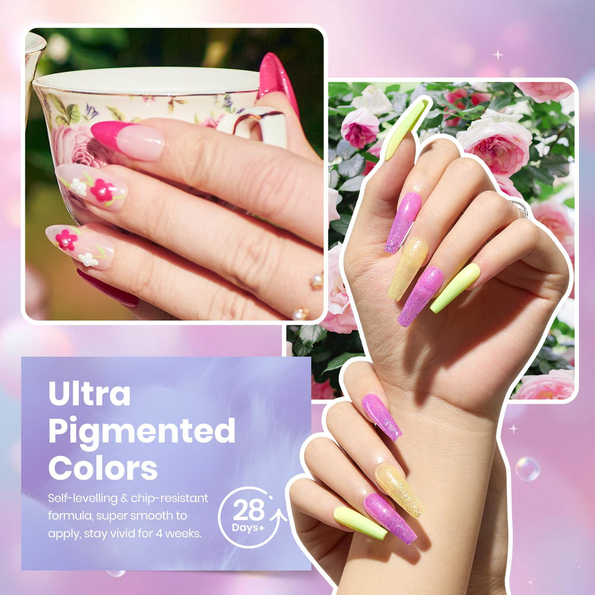 Beetles glow-in-the-dark shades and color-changing options for playful nails