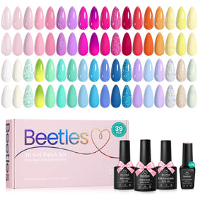 Beetles Summer Gel Polish Set neon shades for bold manicure ideas