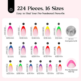 Beetles pink color gel pre-design for instant color application