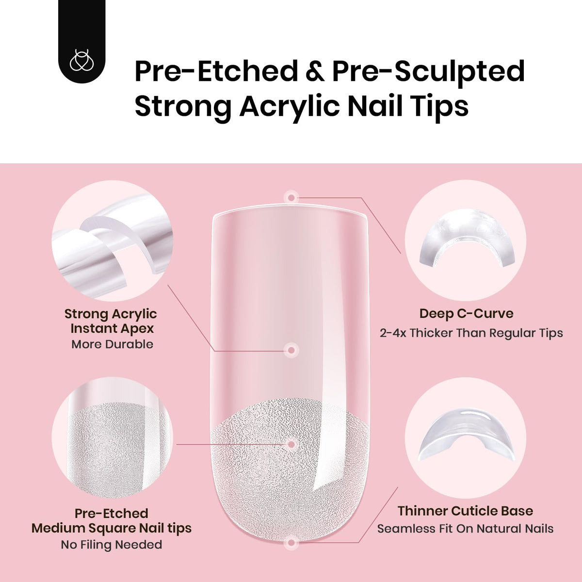 Beetles thicker apex tips add strength and durability