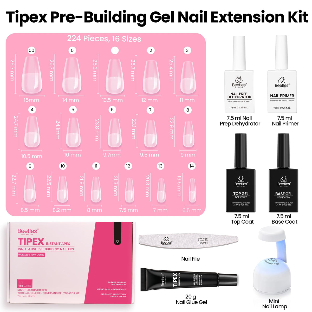 Beetles Tipex application scene with salon-like at-home nails
