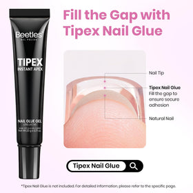 Beetles Tipex Lite beginner-friendly tips simplify DIY nail extensions