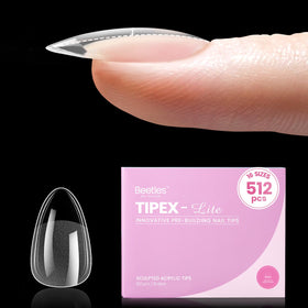 Beetles Tipex Lite 512pcs instant apex tips box enables fast DIY nails.