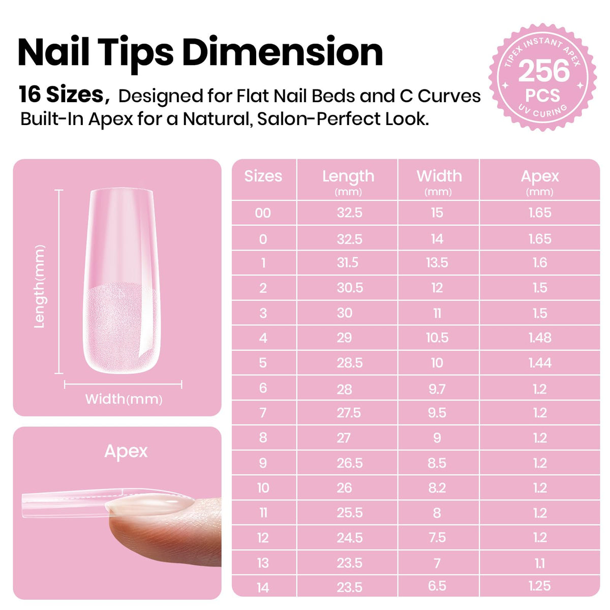 Beetles Tipex Lite long-wear tips support durable at-home manicures