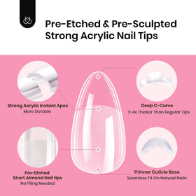 Beetles Tipex included nail file for shaping and prep.