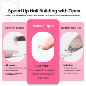 Beetles Tipex nail file for shaping and blending.