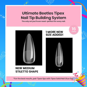 Beetles Tipex stiletto kit ready for salon-quality extensions