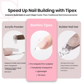 Beetles Tipex thick tip for added strength and durability.