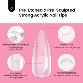Beetles Tipex tips with textured surface for better grip