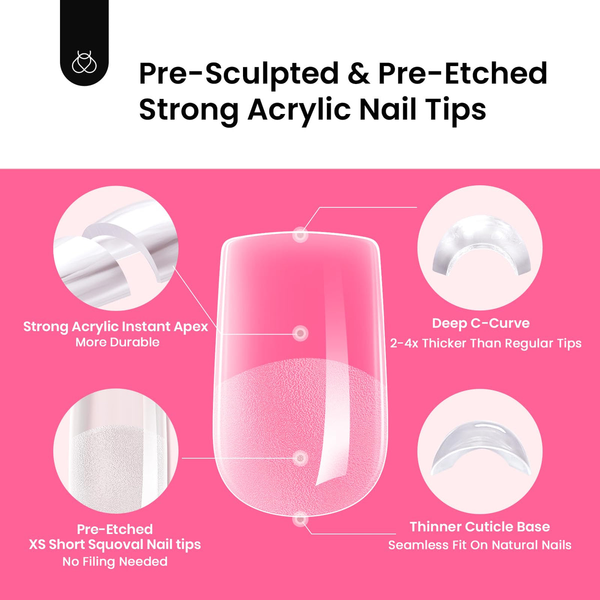 Beetles Tipex upgraded half-matte tip texture boosts grip during wear.