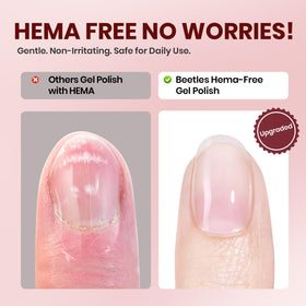 Beetles top coat 7.5ml seals shine and protects nails.