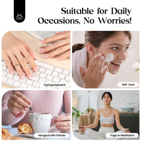 Beetles press-on nails ideal for travel, dates, work, and daily wear
