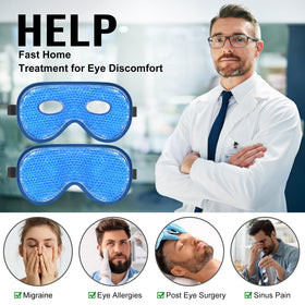 BeeVines hot-cold therapy mask supports quick eye comfort