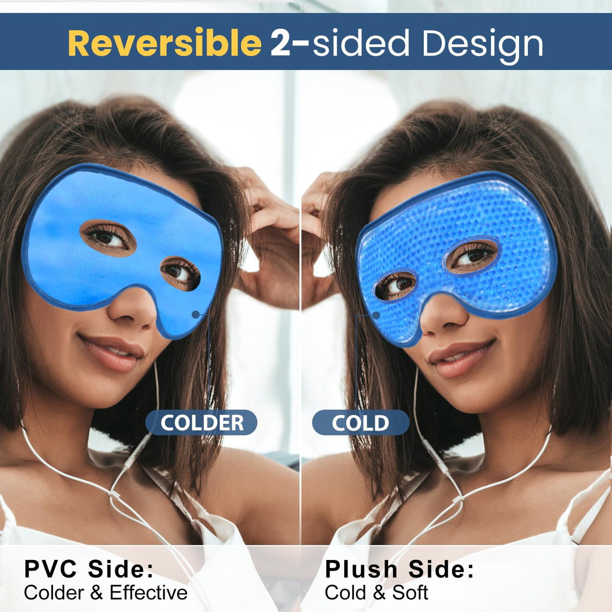 BeeVines soft fabric side offers comfortable warmth during soothing relief