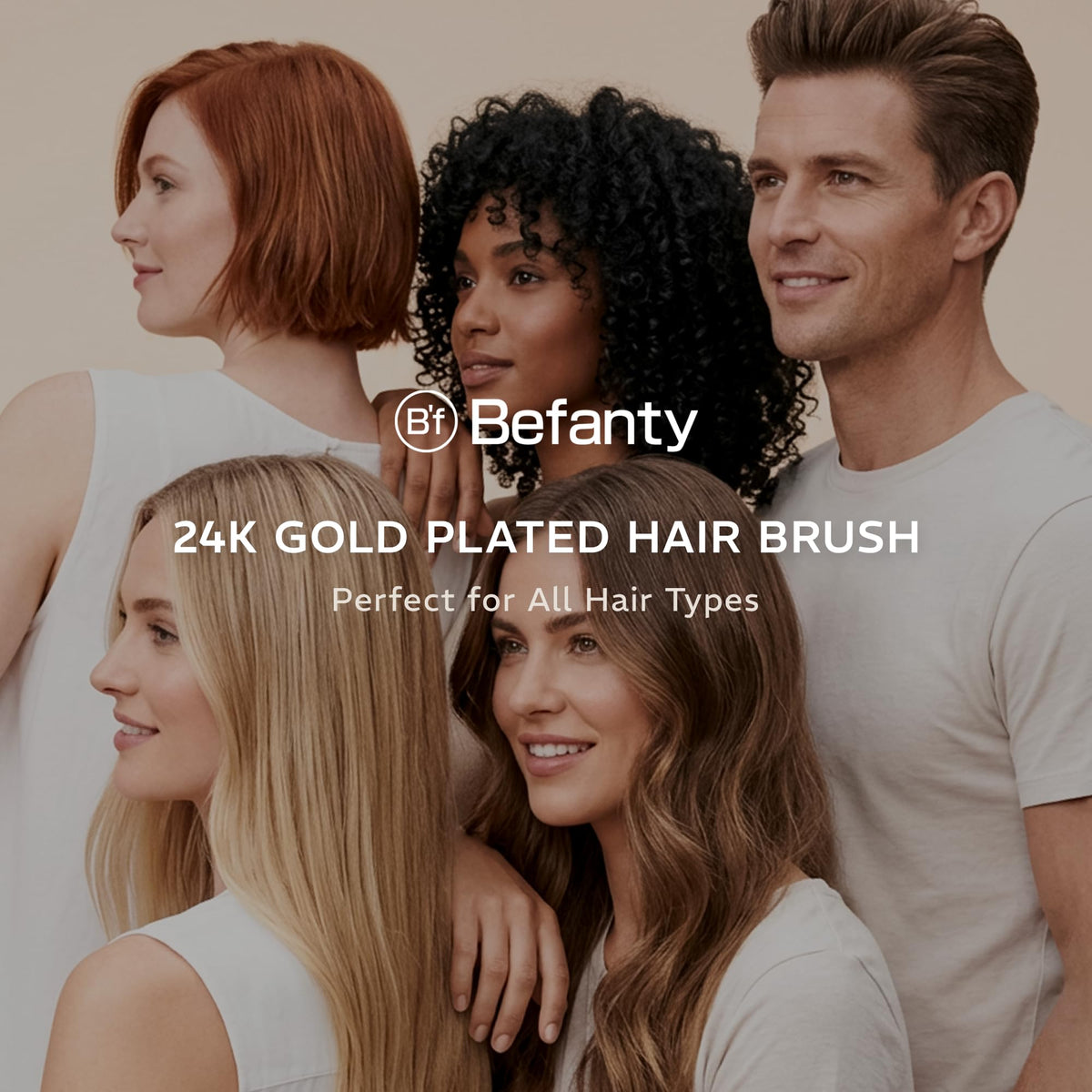 Befanty detangler for curly and straight hair with smooth results