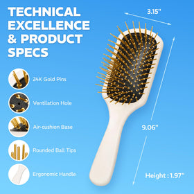 Befanty wet and dry safe brush suitable for all hair types