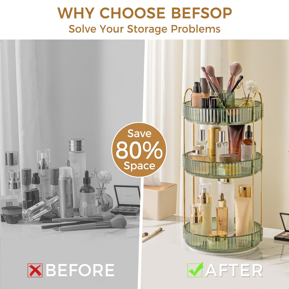 BEFSOP premium PET material with easy assembly ensures durability.