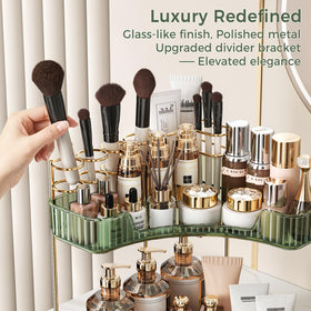 BEFSOP raised-edge trays prevent spills and protect your vanity.