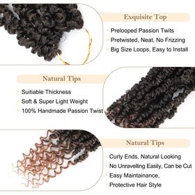 BEFUNNY passion twist crochet braids install guide for easy styling.