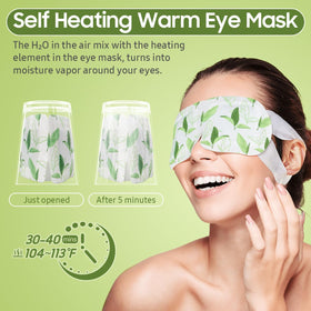 BeHoomi steam eye mask travel-friendly design fits any face shape.