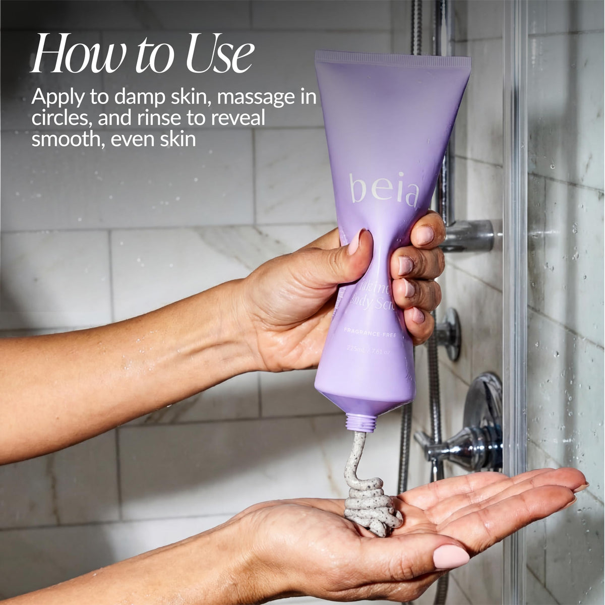Beia underarms and bikini line use for smoother skin