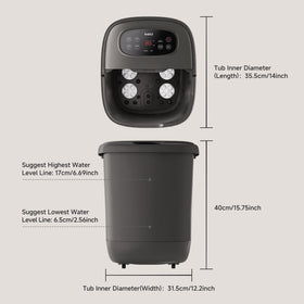 Beici foot spa control panel with LED display for precise temp