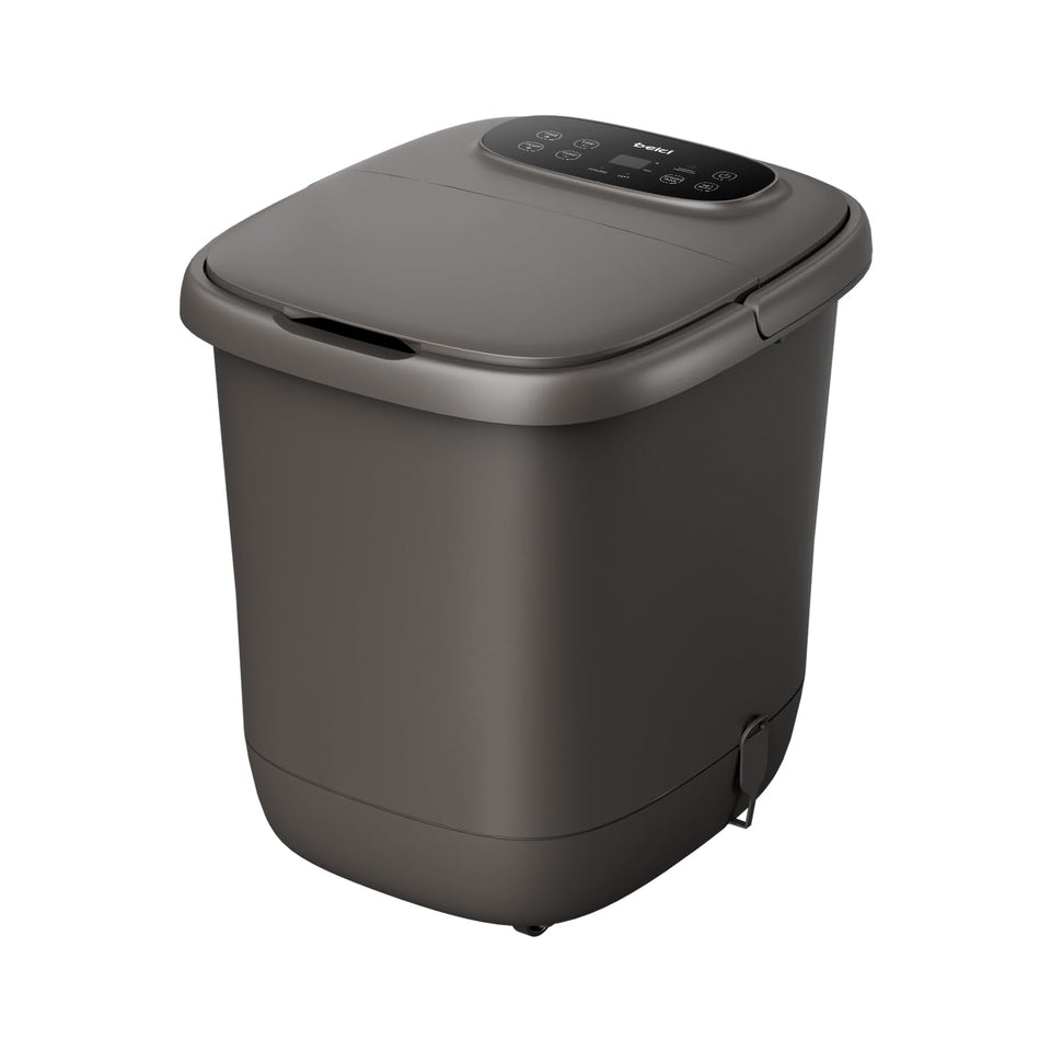 Beici high depth 14in foot spa front view showing wide basin