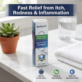 Beilloso anti-fungal relief targets itching and redness.
