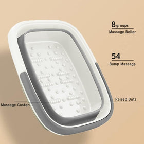 Beinilai foot bath with 15 liter capacity for generous soaking and versatility.