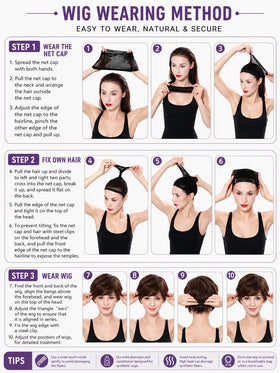 BeiSDWig platinum pixie cap-construction ensures a comfortable fit.