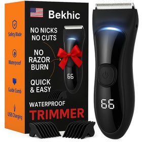Bekhic Manscape with LED spotlight for precise grooming in any lighting