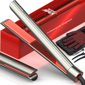 Bekind Apex 2in1 straightener-curler front view for quick salon-like results at home.