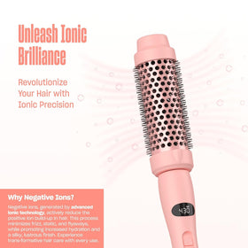 Bekind Twist Pro heated bristles deliver smoother, faster detangling and curling results.