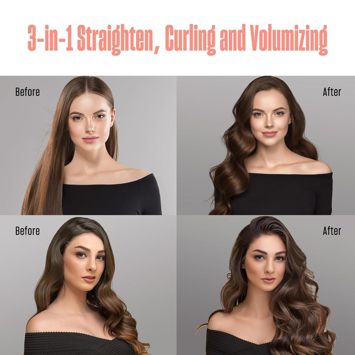 Bekind Twist Pro curls and smooths for defined, voluminous waves with ease.