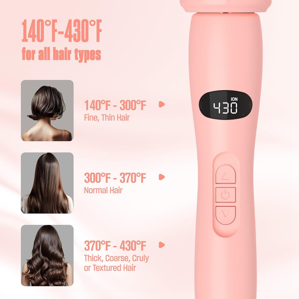 Bekind Twist Pro dual-voltage compatibility lets you style anywhere.