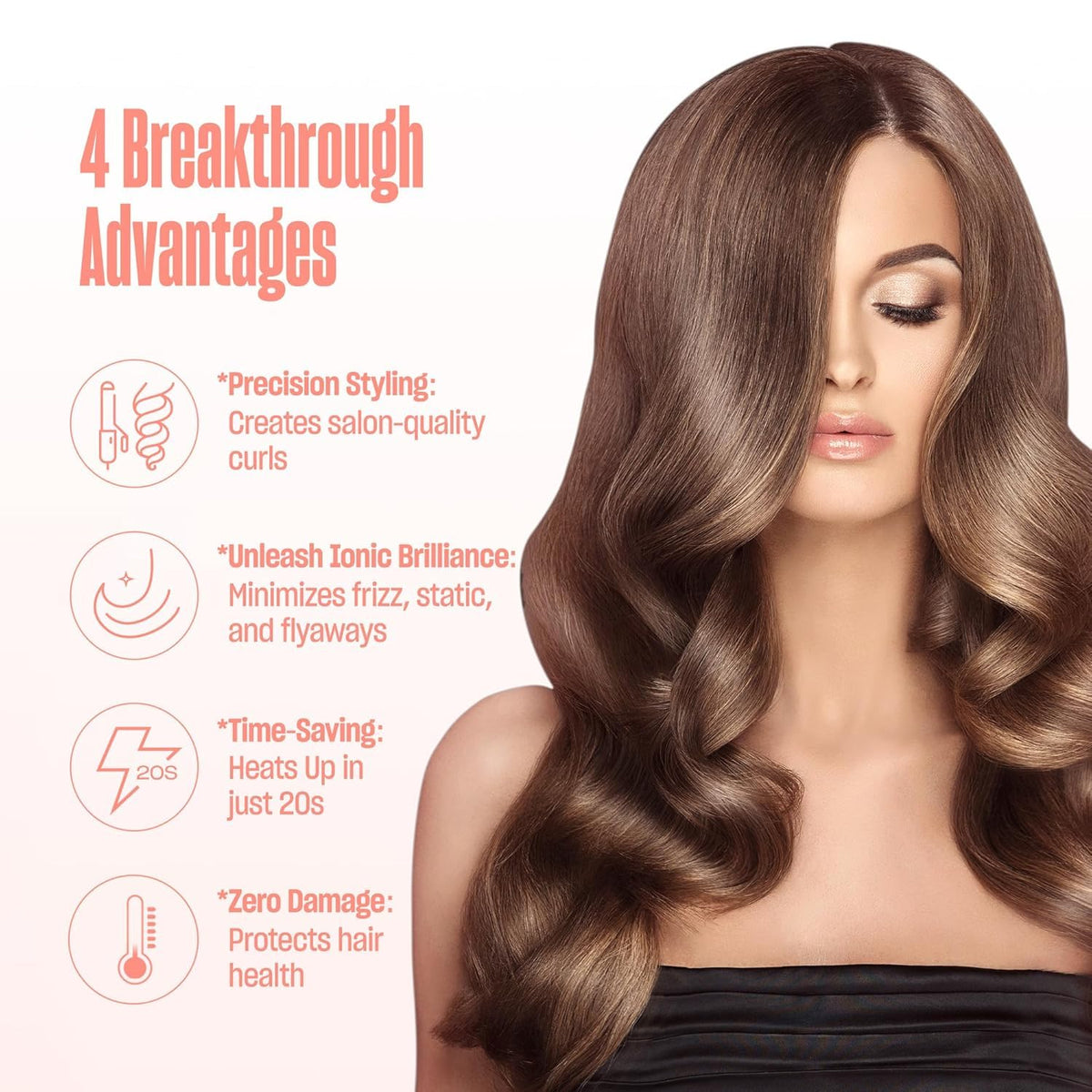 Bekind Twist Pro ergonomic handle ensures comfortable grip during extended styling.