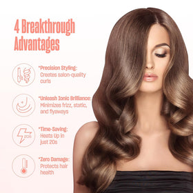 Bekind Twist Pro ergonomic handle ensures comfortable grip during extended styling.